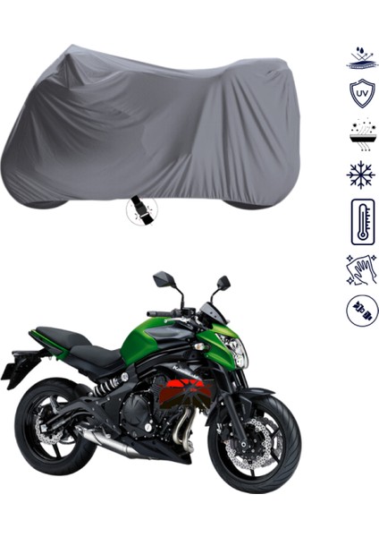 Kawasaki Er-6 N Motosiklet Brandası 4 Mevsim Su Geçirmez Motor Brandası