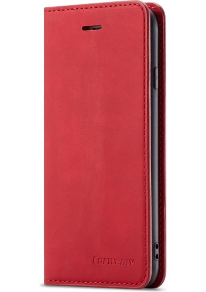 Apple iPhone 6s/6-Kırmızı Için Ipeksi Dokunmatik Deri Cüzdan Kapağı (Yurt Dışından)