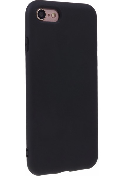 Apple iPhone 7/8 Şeker Renk Mat Telefon Kılıfı Çizgiye Karşı Tpu Cover-Black Için (Yurt Dışından) modelleri