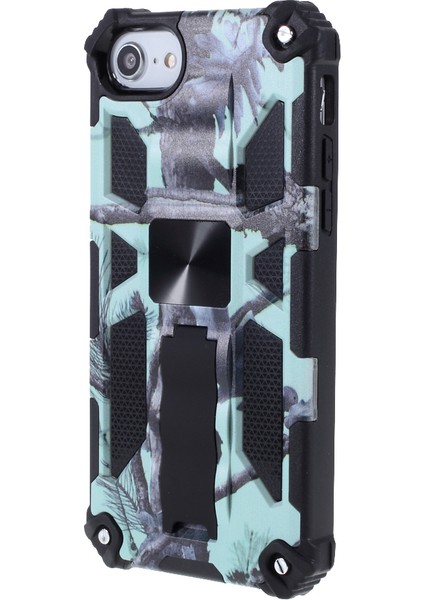 Apple iPhone Se-Sky Blue Için Çıkarılabilir Kamuflaj Desen Koruyucu Kickstand Case Kapağı (Yurt Dışından)