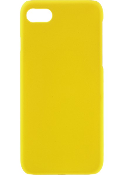 Apple iPhone Se-Sarı Için Kauçuk Kaplama Sert Bilgisayar Kapağı (Yurt Dışından)