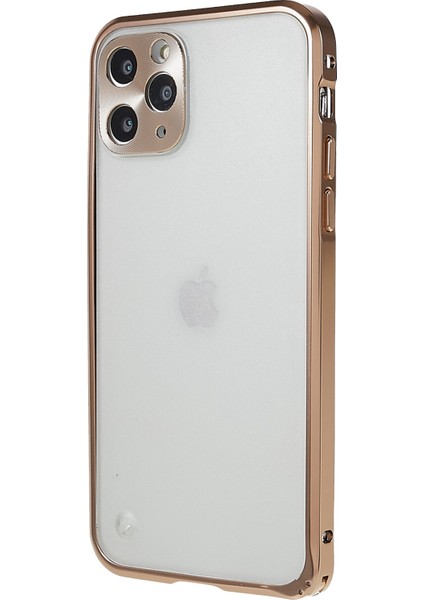 Apple iPhone 11 Pro-Drop Anti Drop Telefon Kılıfı Pc+Metal Ultra-Ince Koruyucu Mat Kapak-Altın (Yurt Dışından) modelleri