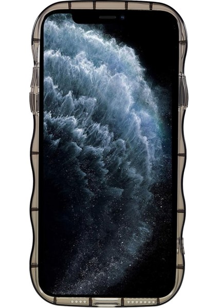 Apple iPhone 11 Pro Max Desen Basılı Dalga Şeklinde Kenar Kılıf Önleyici Yumuşak Tpu Iyi Korunmuş Telefon Kapağı/lale (Yurt Dışından)