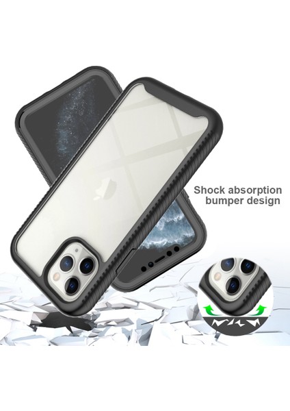 Apple iPhone 11 Pro Hard Pc+Yumuşak Tpu Hibrid Kapak Pet Ekranı Koruyucu-Kırmızılı Anti Drop Anti Tele Kılıfı (Yurt Dışından) fırsatları