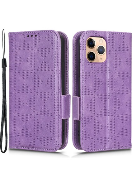 Apple iPhone 11 Pro Max, Üçgen Desen Için Anti-Cratch Telefon Kılıfı (Yurt Dışından)