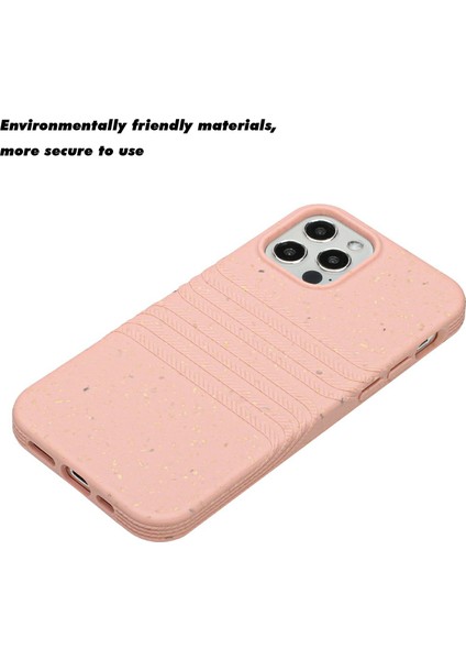 Apple iPhone 11 Için Pro Eco-Dostu Buğday Samanı+Tpu Koruyucu Arka Kapak Tamamen Biyolojik Olarak Parçalanabilir Sıfır Atık Telefon Kasası (Yurt Dışından)
