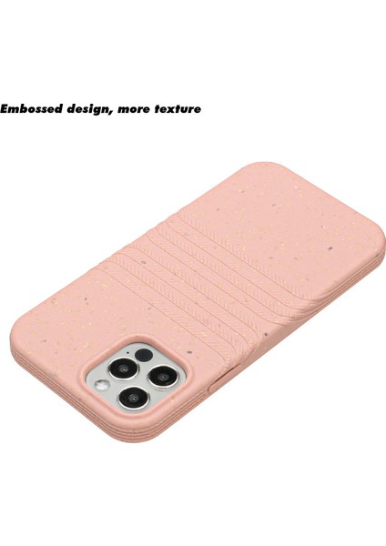 Apple iPhone 11 Için Pro Eco-Dostu Buğday Samanı+Tpu Koruyucu Arka Kapak Tamamen Biyolojik Olarak Parçalanabilir Sıfır Atık Telefon Kasası (Yurt Dışından)