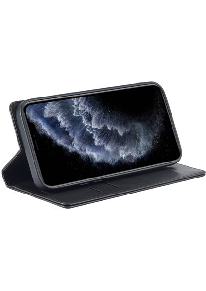 Apple iPhone 11 Pro, Rfıd Engelleme Manyetik Otomatik Kapanış Telefon Kapağı Anti Drop Telefon Kapağı Telefon Flip Deri Cüzdan Kılıfı Stand (Yurt Dışından) fiyatları
