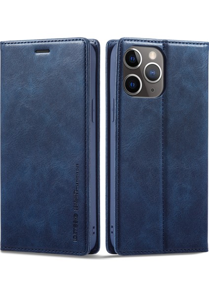 Apple iPhone 11 Pro, Rfıd Engelleme Manyetik Otomatik Kapanış Telefon Kapağı Anti Drop Telefon Kapağı Telefon Flip Deri Cüzdan Kılıfı Stand (Yurt Dışından)