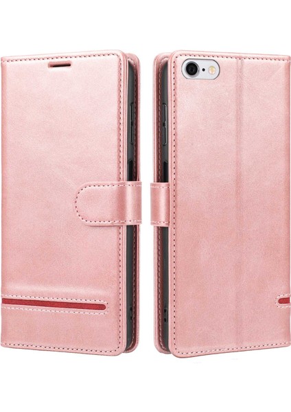 Apple iPhone 7/8 Bırak-Kötü Telefon Için Flip Deri Kılıf Cüzdanı Manyetik Toka Şok Dayanıklı Ekleme Telefon Koruyucu Kapak Stand (Yurt Dışından)