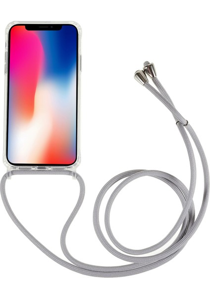 Apple iPhone 11 Için Ayarlanabilir Kordon Damla Geçirmez Tpu+Akrilik Arka Kapak-Gri (Yurt Dışından) modelleri