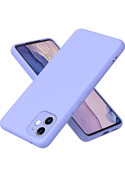 Apple iPhone 11 Için Kaymaz Koruyucu Telefon Geri Kapağı, Fiber Astar Yastıklı Kauçuk Yumuşak Tpu 2.2mm Kalınlığında Telefon Kasası (Yurt Dışından)