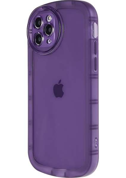 Apple iPhone 11 Pro Max Yumuşak Tpu Telefon Kılıfı Mat Cep Telefonu Fall Anti-Fall Koruyucu Kapak Morası (Yurt Dışından)