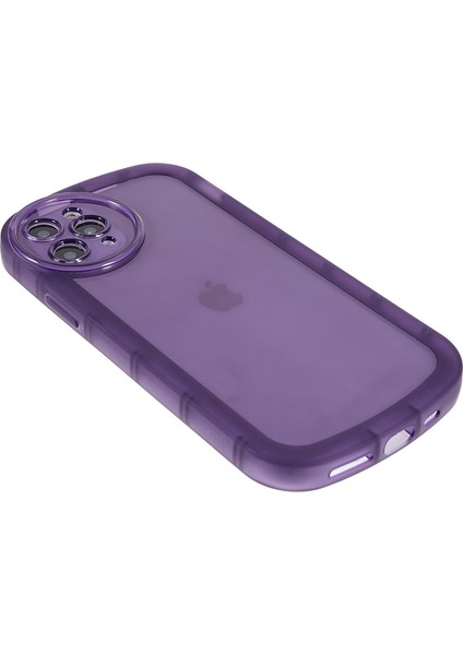 Apple iPhone 11 Pro Max Yumuşak Tpu Telefon Kılıfı Mat Cep Telefonu Fall Anti-Fall Koruyucu Kapak Morası (Yurt Dışından)