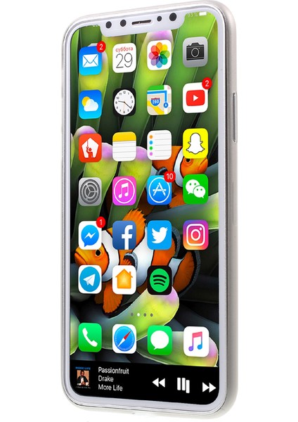 Apple iPhone X/xs-Gre Için Ultra Ince Pc Sabit Arka Kapak (Yurt Dışından)