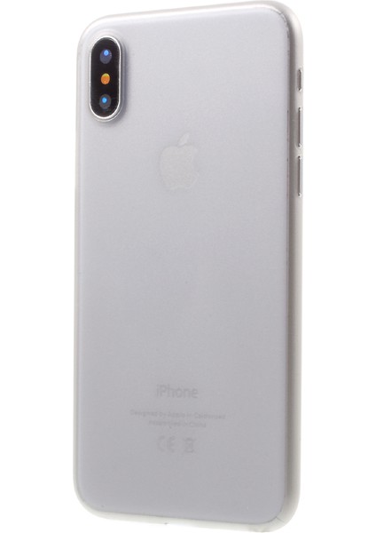 Apple iPhone X/xs-Gre Için Ultra Ince Pc Sabit Arka Kapak (Yurt Dışından)