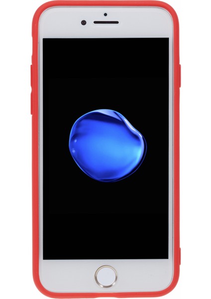 Apple iPhone 7/8 Şeker Renk Mat Telefon Kılıfı Çizgiye Karşı Tpu Kapak Kırmızı (Yurt Dışından) fiyatları