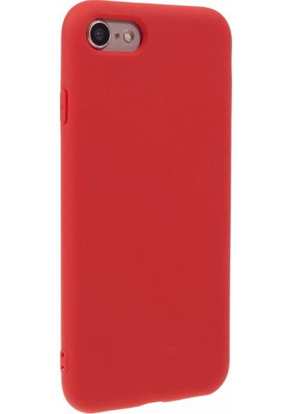 Apple iPhone 7/8 Şeker Renk Mat Telefon Kılıfı Çizgiye Karşı Tpu Kapak Kırmızı (Yurt Dışından) modelleri