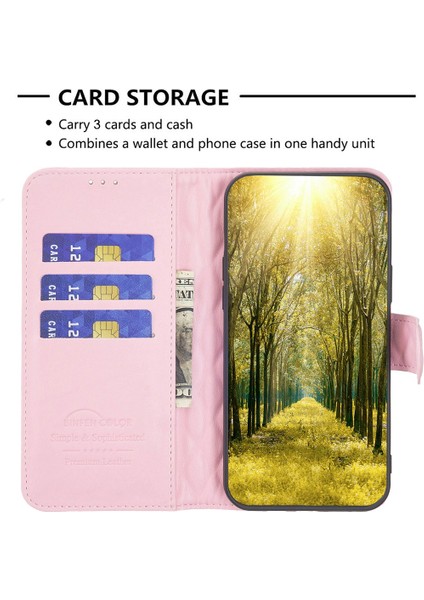 Apple iPhone Xr Bf Style-14 Için Kapak Baskılı Rhombus Desen Mat Drop Anti-Drop Telefon Kılıfı Stand-Pink ile (Yurt Dışından)