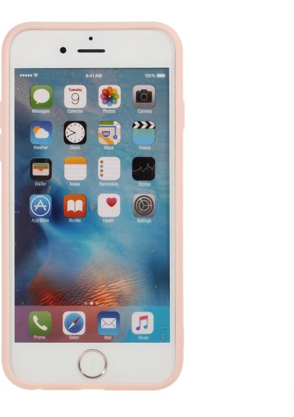 Apple iPhone 6/6s-Pembe Için Mat Cilt Yumuşak Silikon Telefon Kasası (Yurt Dışından)