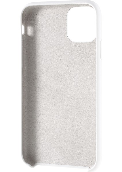 Ipilek Yumuşak Touch Katı Silikon Telefon Kabuğu Apple iPhone 11 Pro -Beyaz Için (Yurt Dışından)