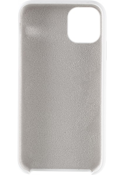 Ipilek Yumuşak Touch Katı Silikon Telefon Kabuğu Apple iPhone 11 Pro -Beyaz Için (Yurt Dışından)