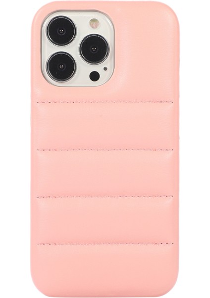 Apple iPhone 11 Için Profesyonel Down Yumuşak Dokunmatik Ceket 3D Damla Geçirmez Kapak Pu Deri Kaplamalı Pc Cep Telefonu Vaka-Pembe (Yurt Dışından)