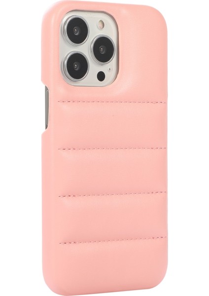 Apple iPhone 11 Için Profesyonel Down Yumuşak Dokunmatik Ceket 3D Damla Geçirmez Kapak Pu Deri Kaplamalı Pc Cep Telefonu Vaka-Pembe (Yurt Dışından)