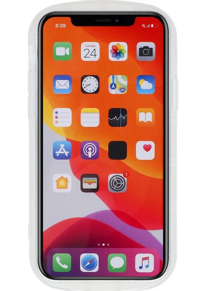 Apple iPhone 11 Pro Max Yumuşak Tpu Telefon Kılıfı Mat Cep Telefonu Fall Anti-Fall Koruyucu Kapak-Beyaz (Yurt Dışından)