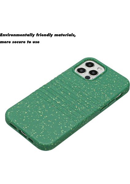 Apple iPhone 11 Profesyonel Dostu Buğday Samanı+Tpu Koruyucu Arka Kapak Tamamen Biyolojik Yetilebilir Sıfır Atık Telefon Vaka-Army Yeşil (Yurt Dışından)