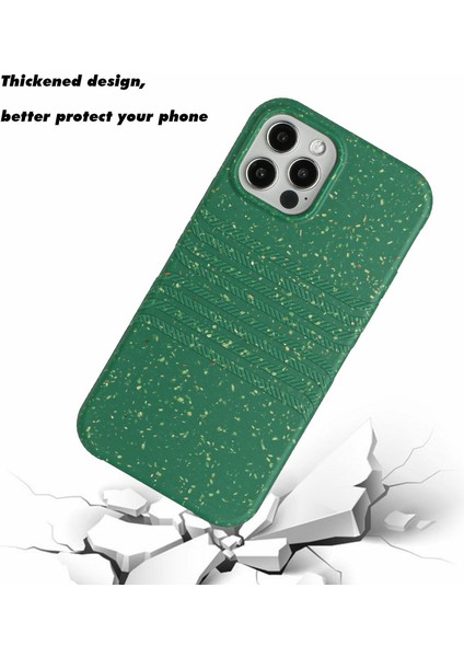Apple iPhone 11 Profesyonel Dostu Buğday Samanı+Tpu Koruyucu Arka Kapak Tamamen Biyolojik Yetilebilir Sıfır Atık Telefon Vaka-Army Yeşil (Yurt Dışından)