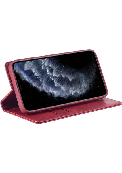 Apple iPhone 11 Pro, Rfıd Engelleme Manyetik Otomatik Kapanış Telefon Kapağı Anti Drop Telefon Kapağı Telefon Flip Deri Cüzdan Kılıfı Stand (Yurt Dışından) fiyatları