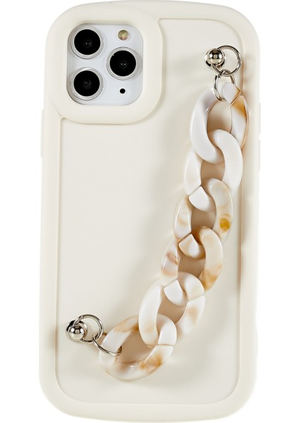 Tpu Apple iPhone 11 Için Telefon Kılıfı Bilezik Zinciri/beyaz Mermer Zinciri ile Telefon Tutucu (Yurt Dışından) fiyatları