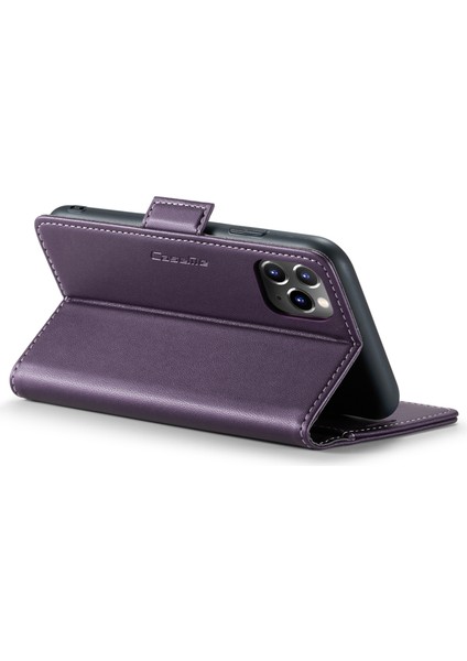 Apple iPhone 11 Pro Max Case Anti-Drop Pu Deri Kapak Rfıd Engelleme Cüzdan Telefon Kabuk-Doğum (Yurt Dışından)