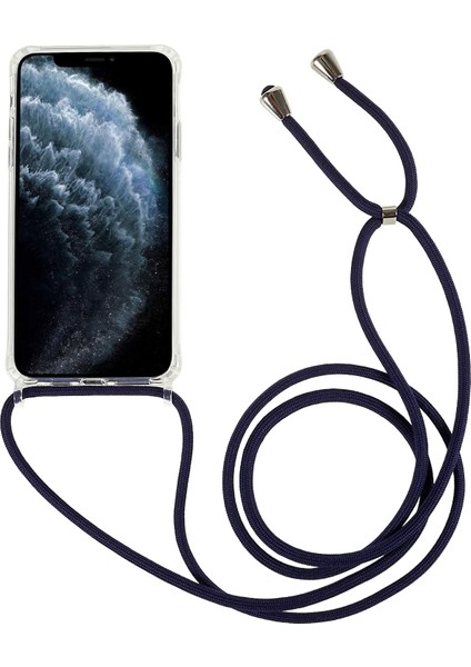 Tpu+Apple iPhone 11 Pro-Şeffaf Telefon Kılıfı Için Akrilik Arka Kapak Ayarlanabilir Kirkar-Dark Blue (Yurt Dışından)