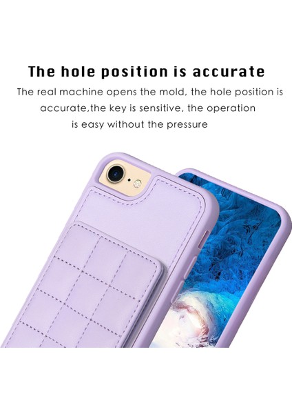 Apple iPhone 6/6s Kickstand Deri+Tpu Telefon Kapak-Morası Için STYLE-BF24 Kart Tutucu Kılıf (Yurt Dışından)