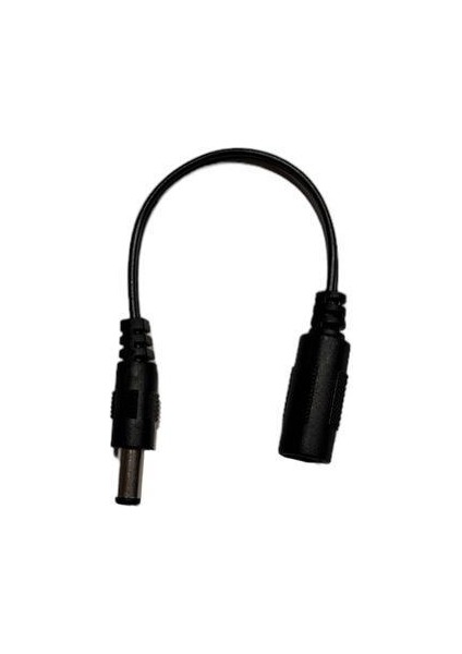 15 cm Dişi Erkek 5.5 mm 2.5 mm Uzatma 15 cm Standart Uç Uzatma Kablosu