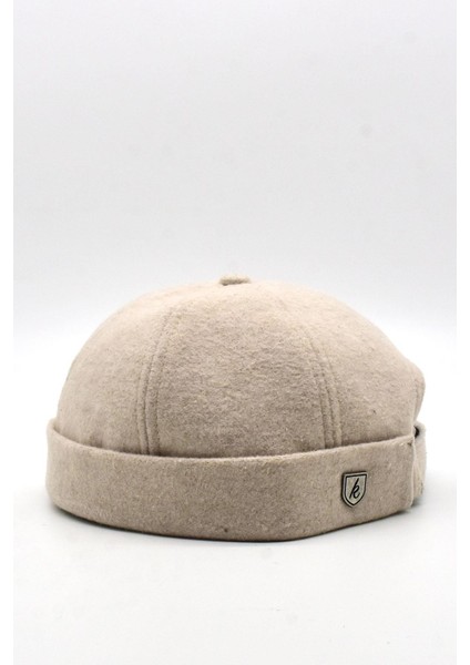 Kadın Kısa Yünlü Ekru Docker Bere