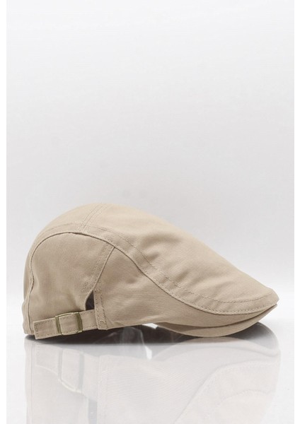 %100 Pamuk Ayarlanabilir Tokalı Erkek Kasket Şapka Bej fiyatları