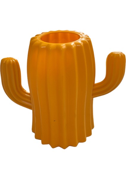 Kaktüs Saksı - 11 cm - Sarı