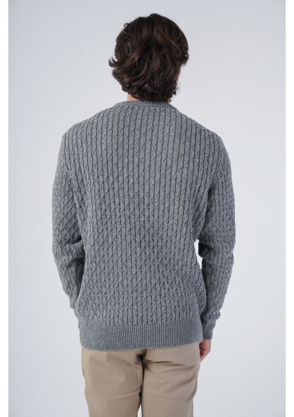 Erkek Yürütme Angora Pamuk Bisiklet Yaka Triko Yün Kazak TRIST-5321 modelleri