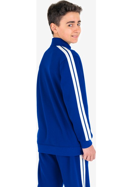 Açık Lacivert Çocuk Fermuarlı Sweatshirt 23N-3119 fırsatları