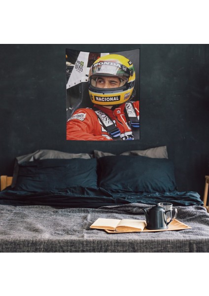 Ayrton Senna Duvar Örtüsü - 100 cm x 135 cm