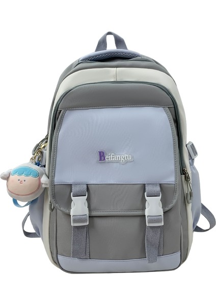 Sırt Kadın Sevimli Ortaokul Öğrencisi Okul Üniversite Öğrencisi Büyük Kapasiteli Sırt Çantası (Yurt Dışından)
