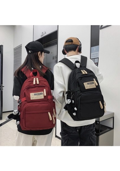 Omuz Kız Okul Lise Kadın Üniversite Öğrencisi Lise Öğrenci Büyük Kapasiteli Sırt Erkek Çantası (Yurt Dışından) modelleri