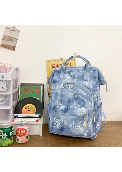 Gündelik Erkek ve Kadın Büyük Kapasiteli Grafiti Orta ve Lise Öğrencisi Sırt Çantası (Yurt Dışından) fiyatları