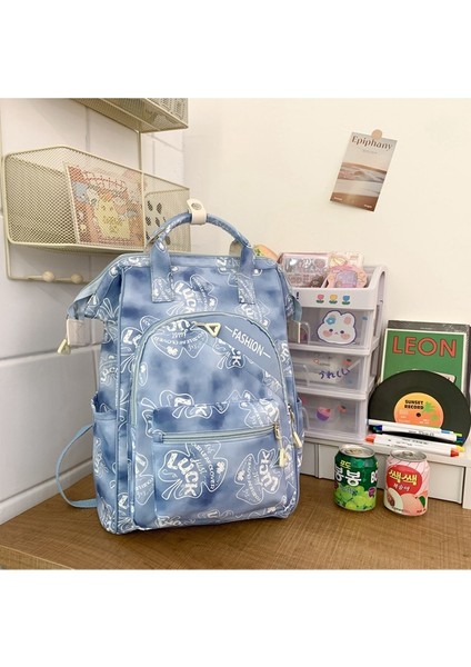 Gündelik Erkek ve Kadın Büyük Kapasiteli Grafiti Orta ve Lise Öğrencisi Sırt Çantası (Yurt Dışından) modelleri