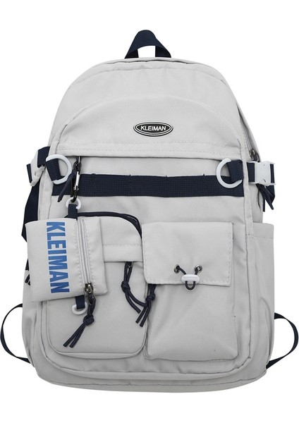 Yüksek Değerli Sırt Kadın Asılı Küçük Orta Okul Öğrencisi Okul Erkek Çok Katmanlı Çok Cepli Sırt Çantası (Yurt Dışından)