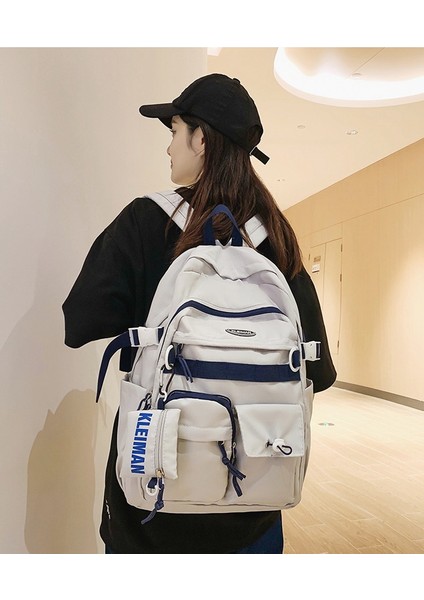 Yüksek Değerli Sırt Kadın Asılı Küçük Orta Okul Öğrencisi Okul Erkek Çok Katmanlı Çok Cepli Sırt Çantası (Yurt Dışından) fiyatları