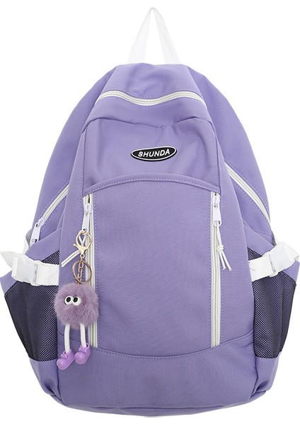 Ortaokul ve Lise Öğrencisi Okul Kadınların Kore Tarzı Modaya Uygun Sırt Modaya Uygun ve Çok Yönlü Büyük Kapasiteli Sırt Çantası (Yurt Dışından)